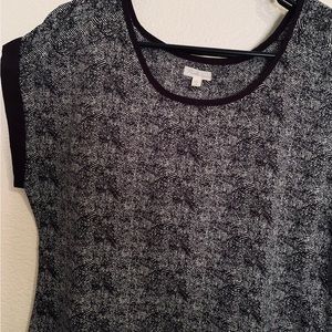 Womens Analí a femme   Black/ white tank top